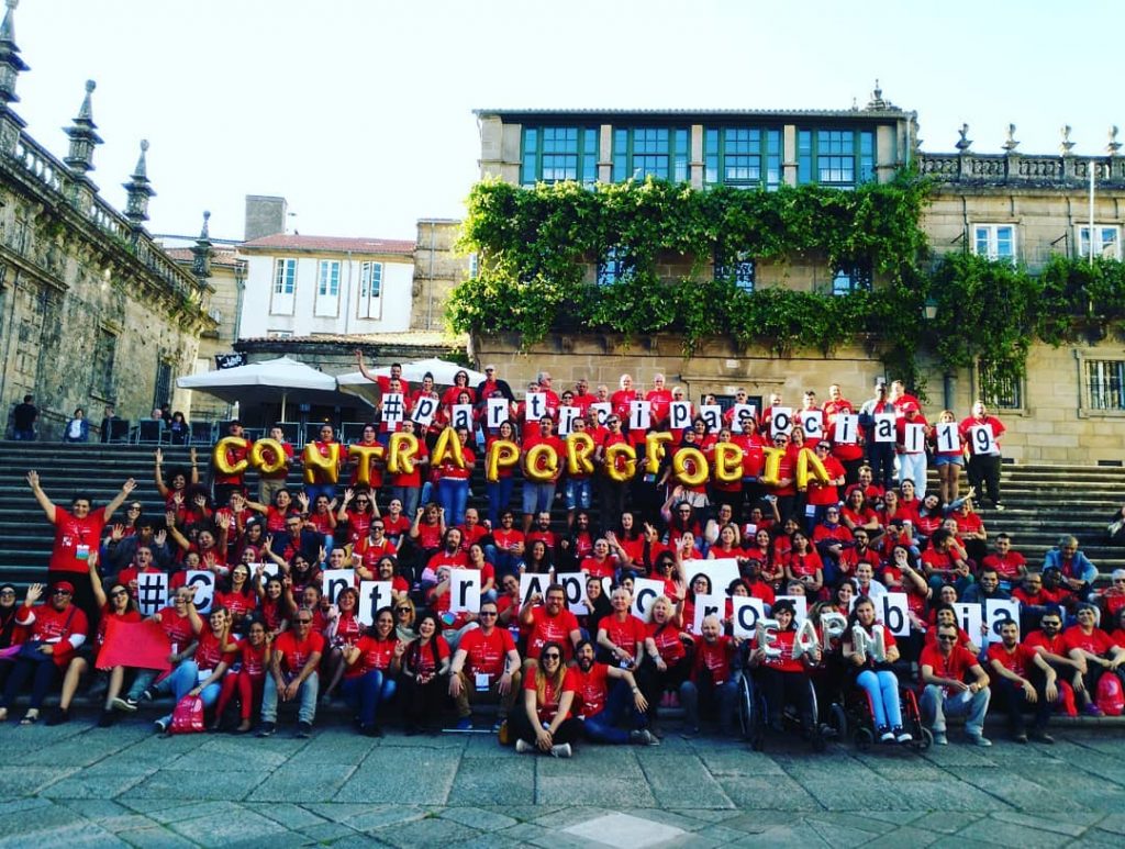 Presentacion campaña Contra Aporofobia de EAPN España en Santiago de Compostela 27 de junio de 2019