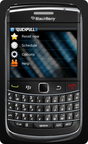 QuickPull: Reinicio de tu Blackberry e integración con Twitter