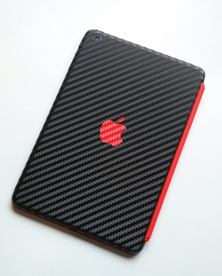 iPad mini iCarbons negro y rojo