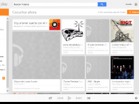 Google Music via web